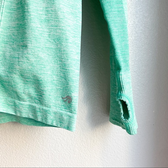 Ideology - Women’s Half-zip Performance Pullover (Turquoise) - Picture 4 of 5